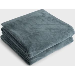 Yumeko Handdoek Katoen  Blauw - Eco, Bio & Fairtrade