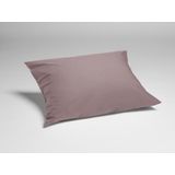 Yumeko kussensloop percal mauve 50x70 - Bio, eco & fairtrade - 1 stuk