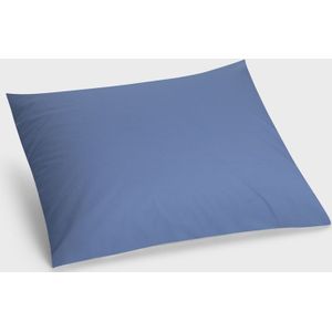 Yumeko kussensloop percal serene blauw 60x70 - Bio, eco & fairtrade - 1 stuk