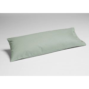 Yumeko Kussensloop Velvet Flanel 40x80 Groen - Eco, Bio & Fairtrade