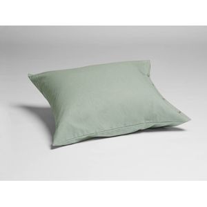 Yumeko Kussensloop Velvet Flanel 50x60 Groen - Eco, Bio & Fairtrade