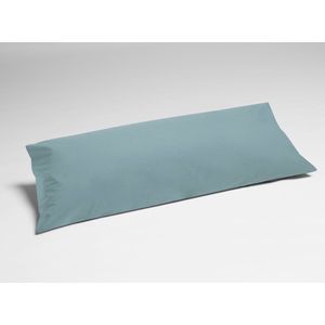 Yumeko Kussensloop Percal Katoen 40x80 Blauw - Eco, Bio & Fairtrade