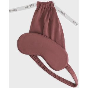 Yumeko Slaapmasker Jersey Katoen One Size Roze - Eco, Bio & Fairtrade