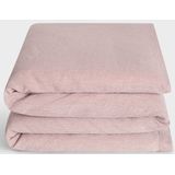 Yumeko kinderdekbedovertrek gewassen linnen roze chambray 120x150