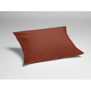 Yumeko Kussensloop Percal Katoen 50x60 Rood - Eco, Bio & Fairtrade