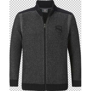 Strickjacke HALSTEN Jan Vanderstorm schwarz