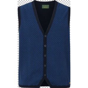 Strickweste DUKE KALMAN Charles Colby blau