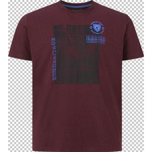 T-Shirt EARL ALBAN Charles Colby dunkelrot