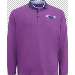 Langarm-Poloshirt EARL WYETT Charles Colby pink