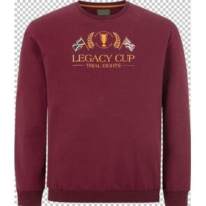 Sweatshirt EARL AEDAN Charles Colby dunkelrot