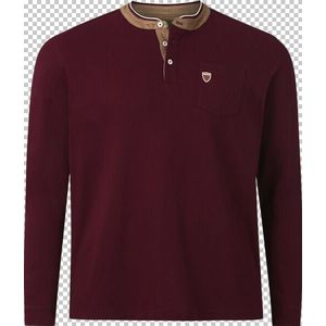 Langarmshirt EARL STUART Charles Colby dunkelrot