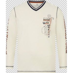 Langarmshirt RAGNHILD Jan Vanderstorm wollweiß