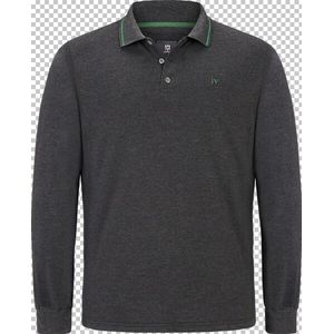 Langarm-Poloshirt ELLIS Jan Vanderstorm grau dunkelgrau