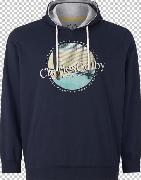 Sweatshirt EARL COLUM Charles Colby dunkelblau