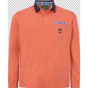 Langarm-Poloshirt EARL CATHAL Charles Colby orange