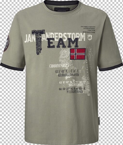 T-Shirt SÖLVE Jan Vanderstorm oliv