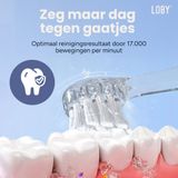Loby® Premium Sonische Elektrische tandenborstel voor Baby en Peuter - Met Timer - 0 t/m 4 Jaar