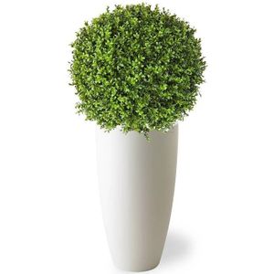 Kunstplant Buxus in Elho Pure Soft