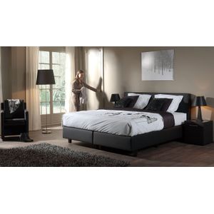 Boxspring set SwissSleep Exclusive Value Dolce-180-Board Dark Grey