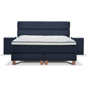 Serta limited boxspringset vlak ligne met splendid matras visco topper