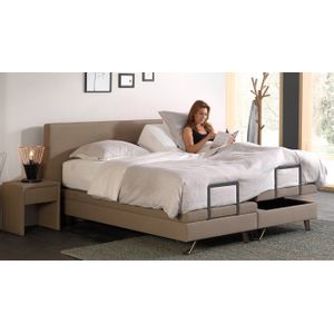 Boxspring Set Sleepy Ergonomic Elektro-160-Hopper brown