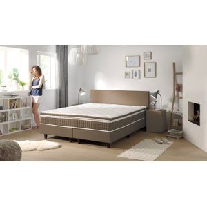 Boxspring Set Sleepy Celestial Vlak-140-200-Cape Naturel