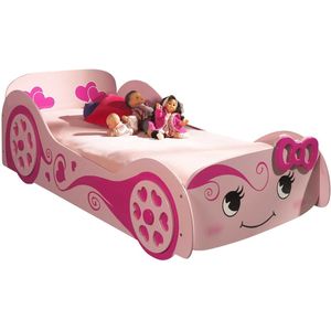 Deze carbed combinatie bestaat uit het love car bed en de bijpassende matras.