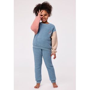 Pyjama meisjes Woody teddy tricolor konijn