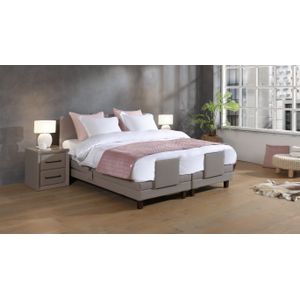 Boxspring Set Sleepy Celestial Elektro-180-220-Crush Ashgrey lederlook