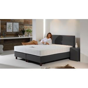 Boxspringset bologna exclusive vlak - platinum 500 hr firm