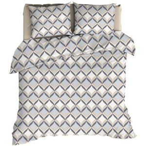 Dekbedovertrek Romanette Flanel Tolbiac - Silver