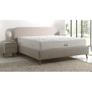 Sleepy Elegance Bedkader-140-Santos extra white