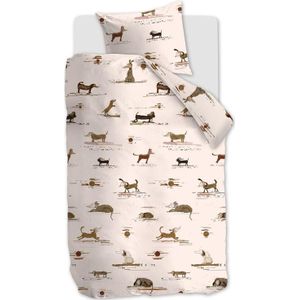 Dekbedovertrek Beddinghouse Kids Hot Dogs - Roze