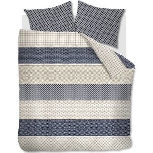 Dekbedovertrek Rivièra Maison Ropes - Marineblauw