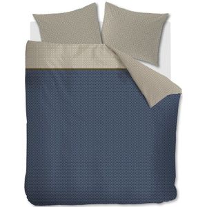 Beddinghouse DDesign Tokyo dekbedovertrek - Eenpersoons - 140x200/220 - Blauw