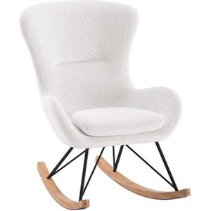 Rocky schommelstoel maxi antraciet bouclé