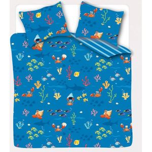 Dekbedovertrek Woody Heremietkreeft Zee - Blauw