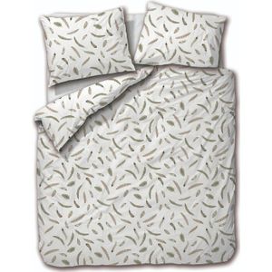 Dekbedovertrek Passion Home Linen Feather - Green