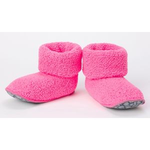 Pantoffels Woody Teddy - Neon Roze