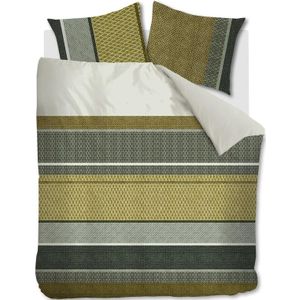 Beddinghouse Benthe dekbedovertrek - Tweepersoons - 200x200/220 - Groen
