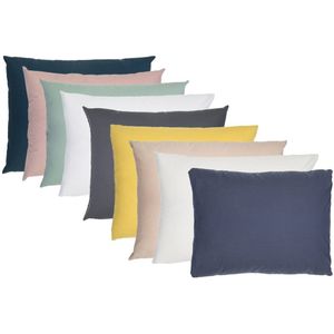 Nomade Percale 200 TC Katoenen Sloop 50 x 70 cm-13 Taupe