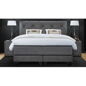 Boxspring Set Serta Limited Magnifique Vlak-180-Bull Liver 10-1 Firm-200