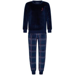 Pyjama Jongens Pastunette Ruiten Broek - Dark Blue