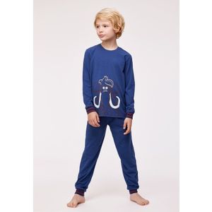 Pyjama Jongens Woody Uni Olifant - Blauw
