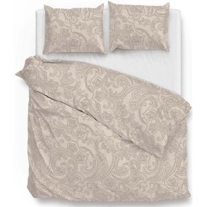 Zohome Dekbedovertrek Paisley-di-Lino - Abstract Bedlinnen - 240x220 - Beige - Dekbedhoes van 100% Katoen