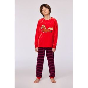 Pyjama jongens Woody pony gestr broek