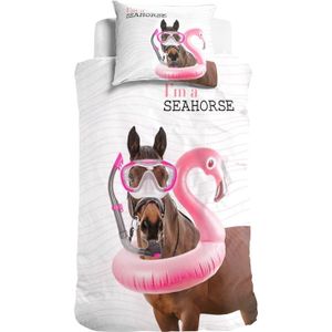 Dekbedovertrek Little Monster - I'm a Seahorse