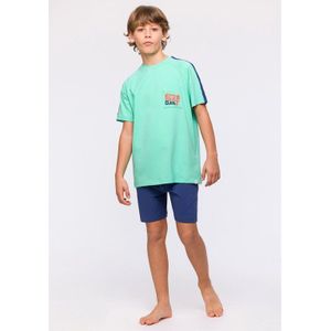 Pyjama Jongens Studio Woody Surf Club Pocket - Groen