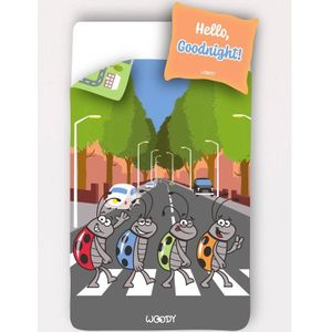 Dekbedovertrek Woody lieveheersbeestje zebrapad