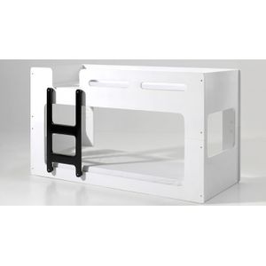 Luca stapelbed 90 x 200 cm wit